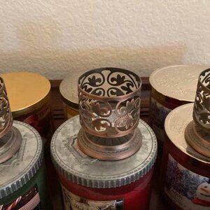 BBW Raised Copper Mini Candle Holder (1 holder) (excludes candle)